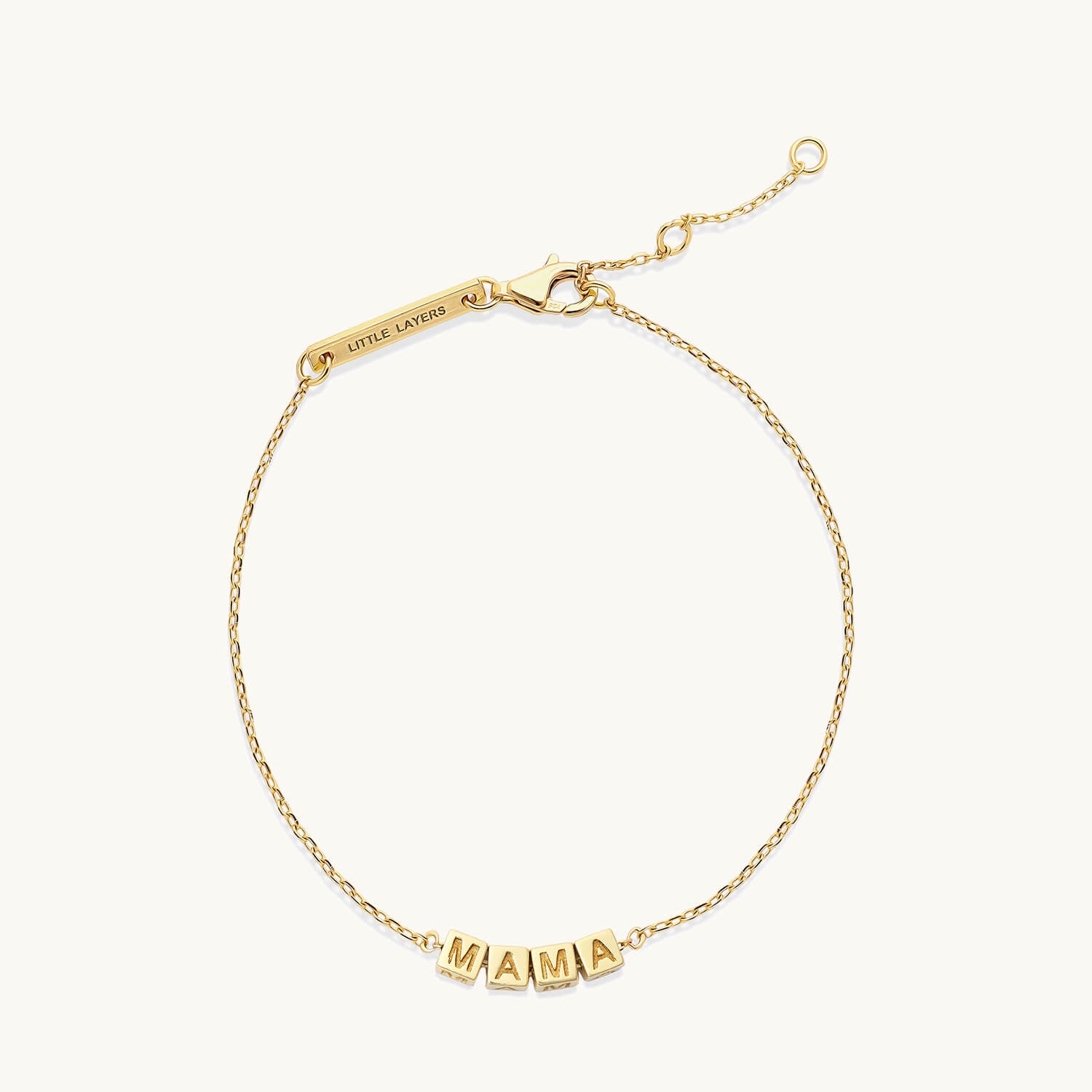 Mama Bracelet - Mom Gift - 14K Solid Gold Mama Bracelet - Mother Bracelet good - Mother's Day Gifts - Mama Letter Bracelet - New Mom