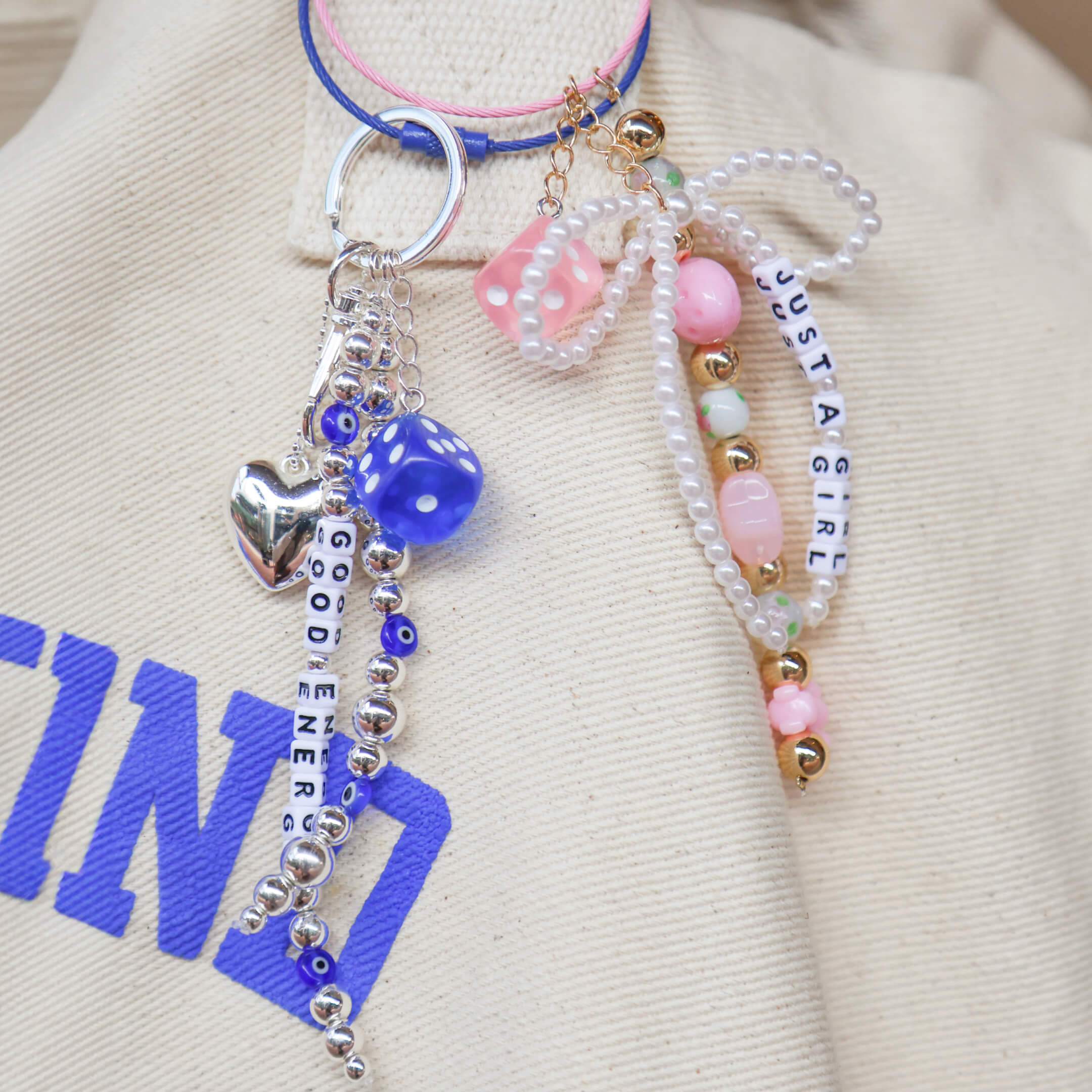 Just A Girl Bag Charm