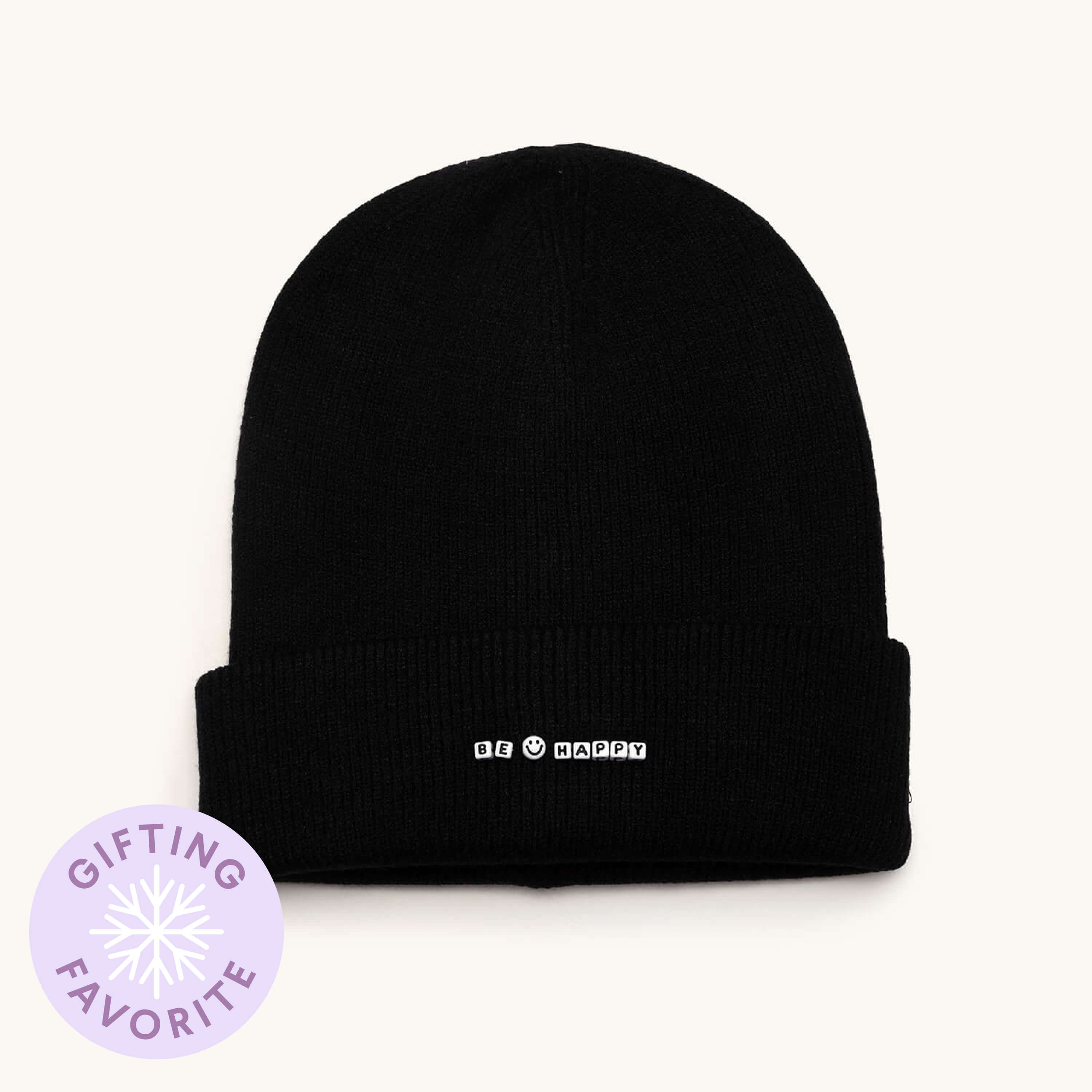 Black Be Happy Beanie