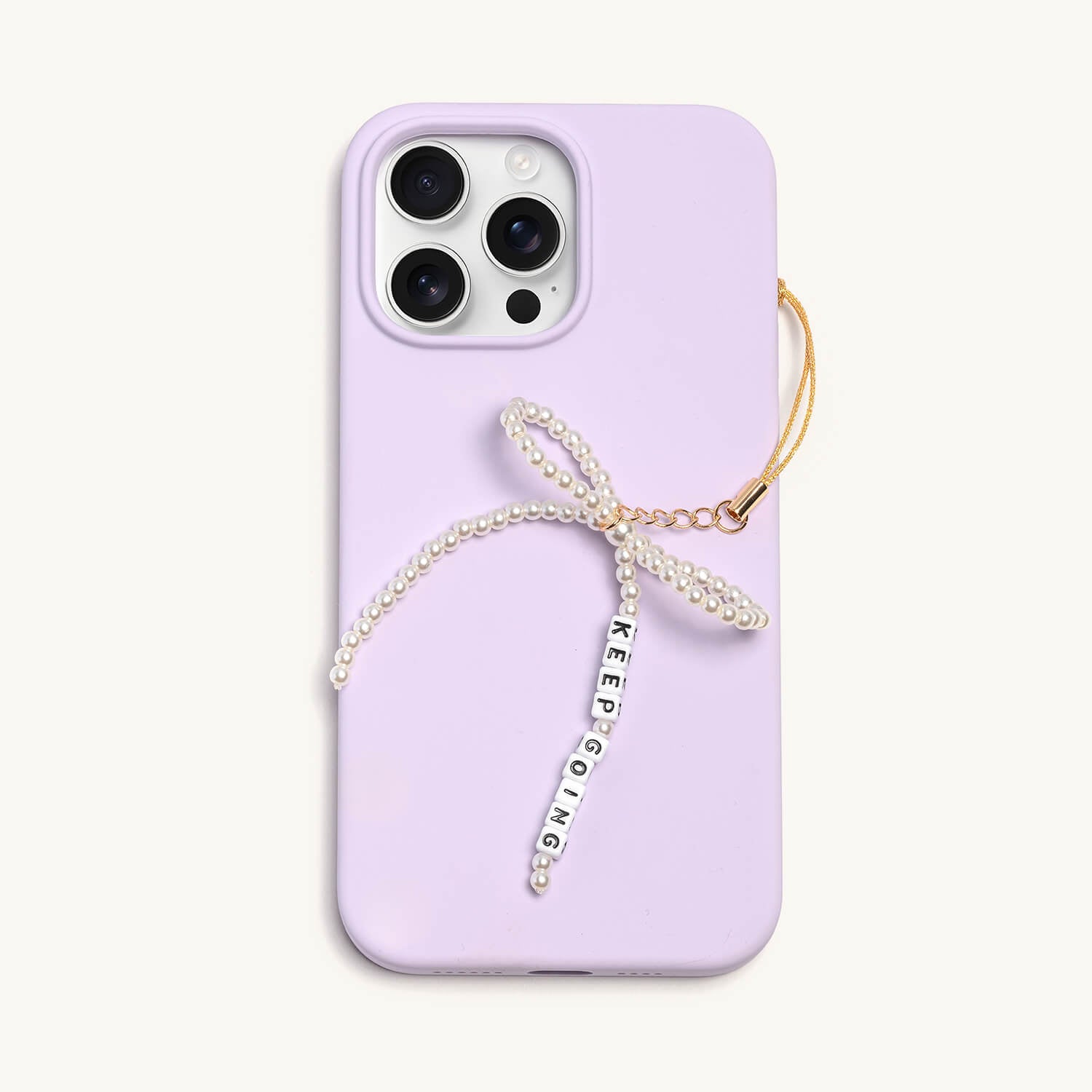 Keep Going Bow Phone Charm