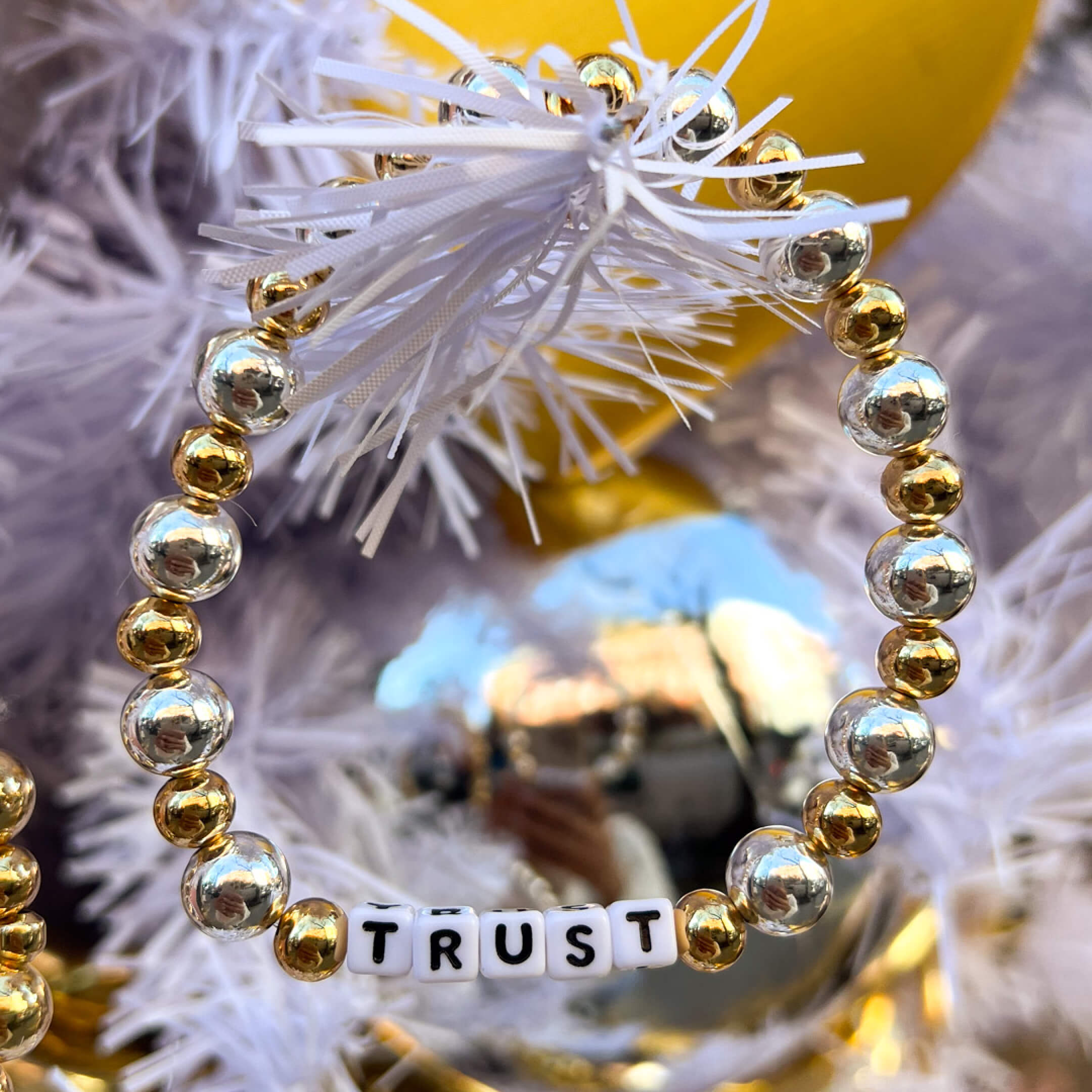 Trust- Metallic Bubbles Bracelet