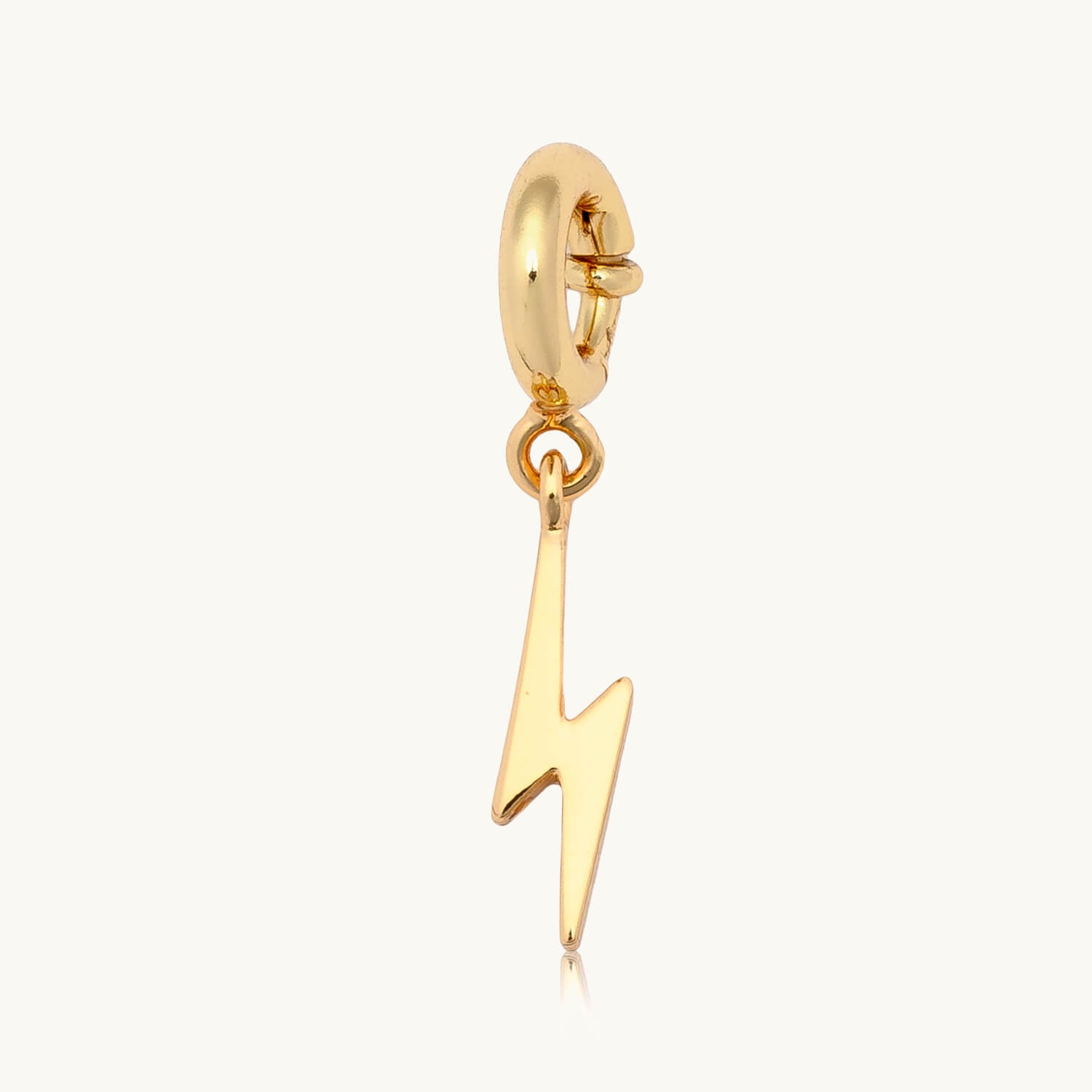 Puffy Lightning Bolt Charm