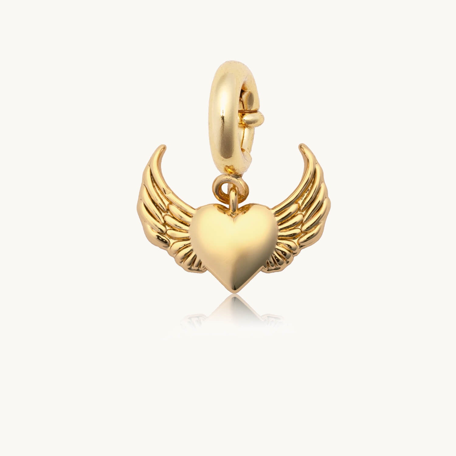 Heart Wings Charm