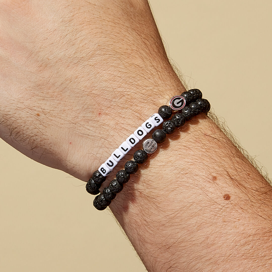 Bulldogs® Lava Stone- University of Georgia® Bracelet