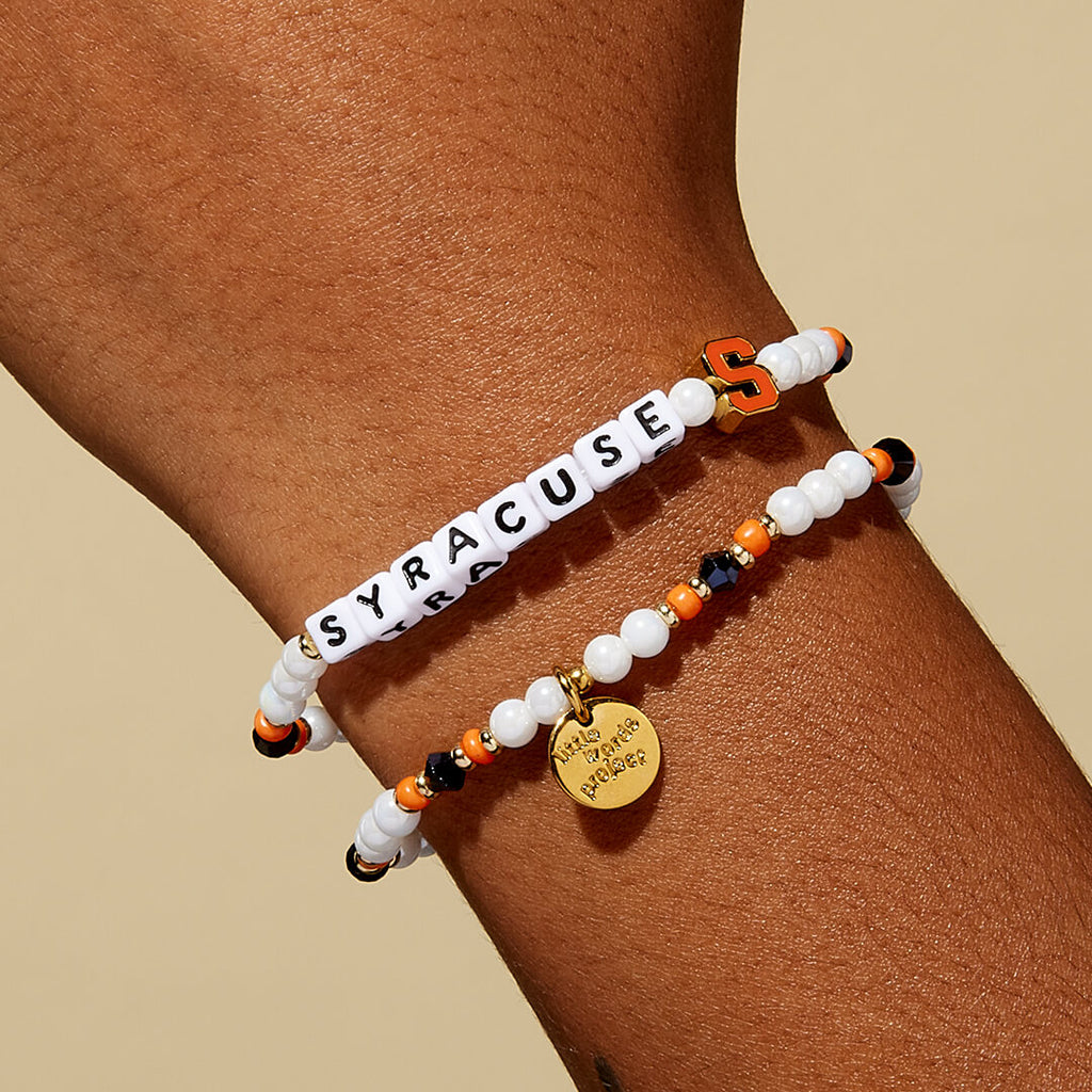 Collegiate Gold Beaded Bracelets