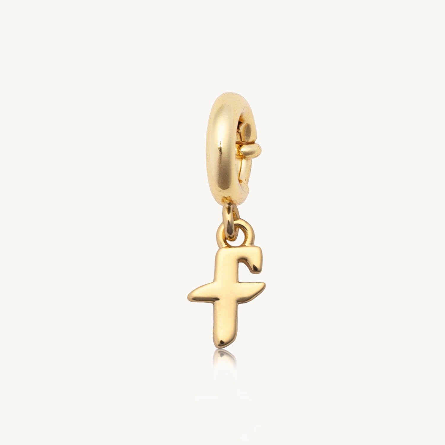 Gothic Letter- F Charm