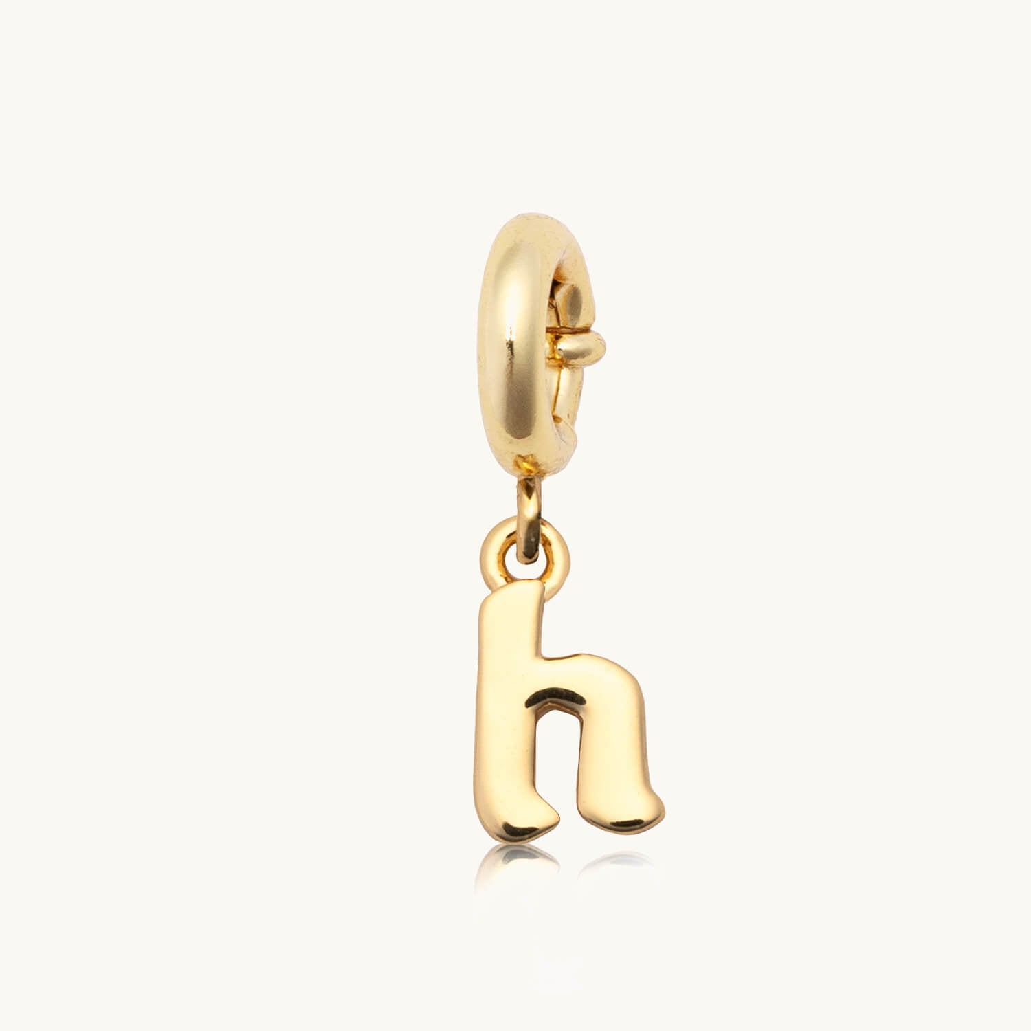 Gothic Letter- H Charm