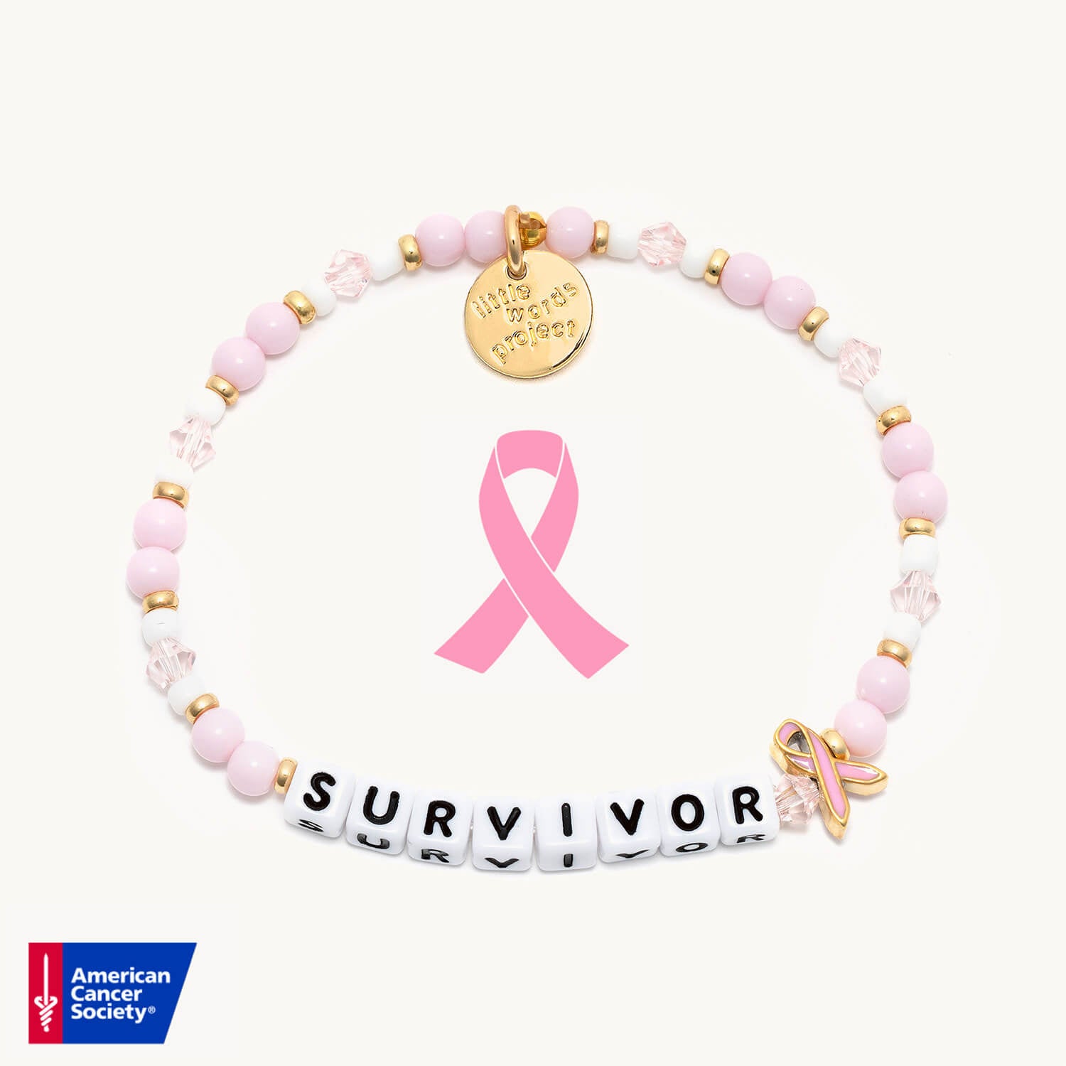 Survivor- Breast Cancer Awareness Bracelet