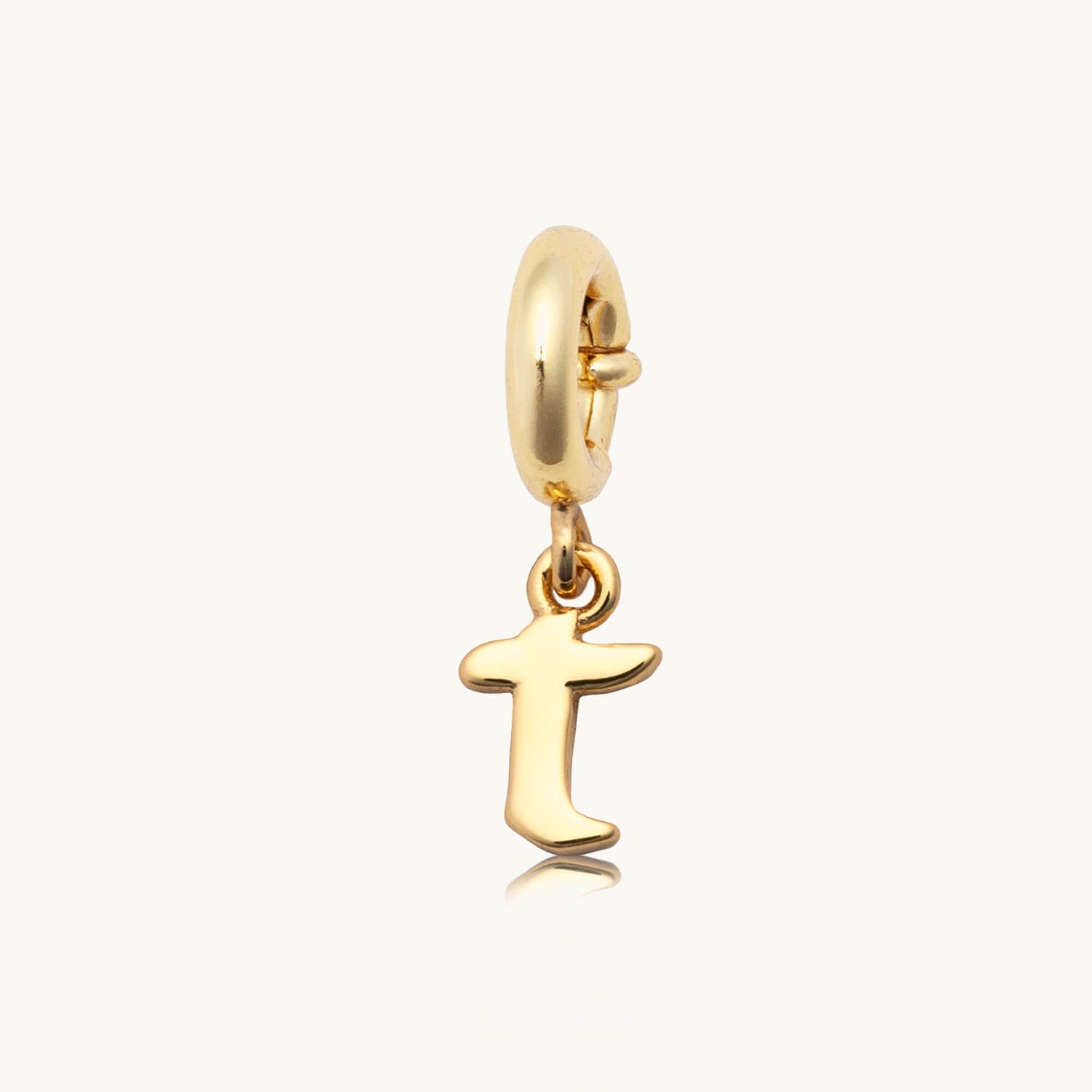 Gothic Letter- T Charm