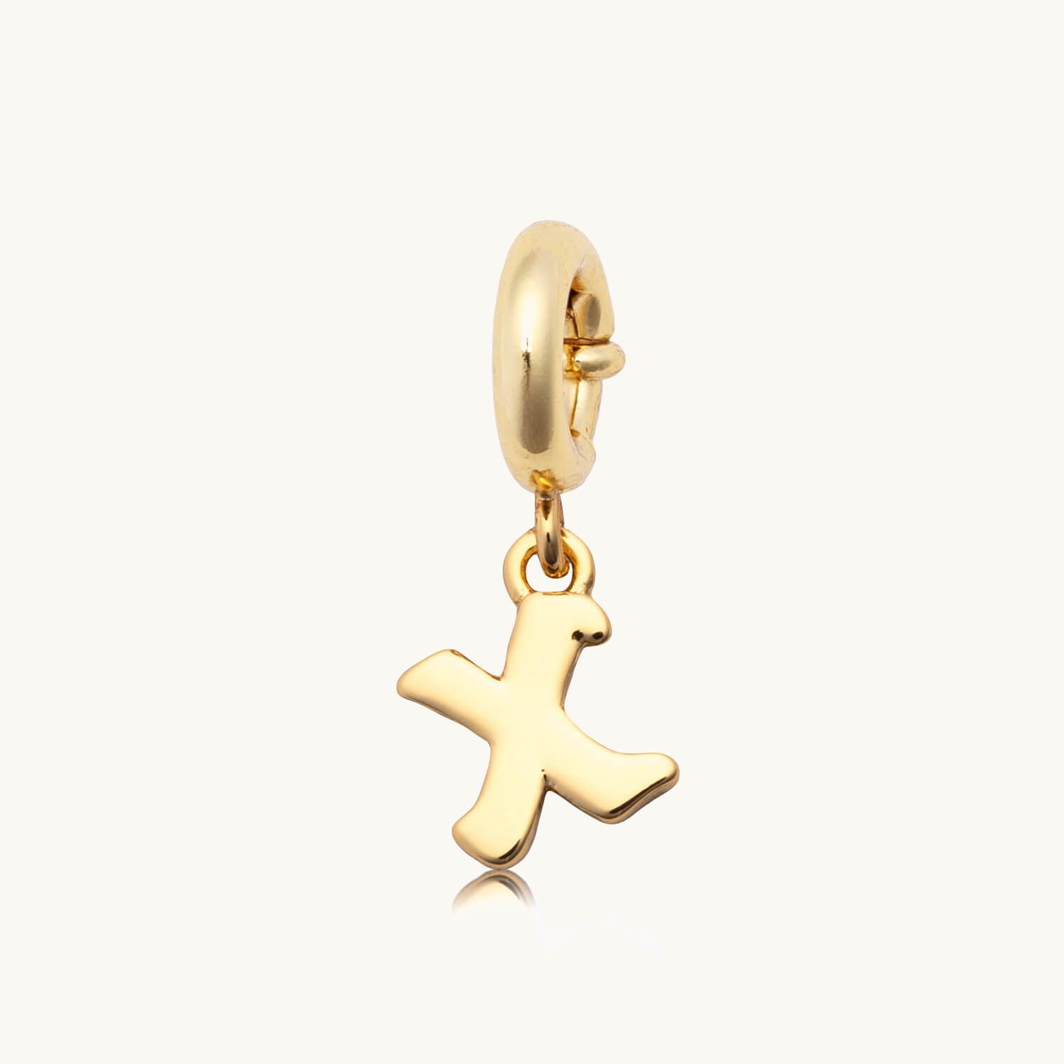 Gothic Letter- X Charm