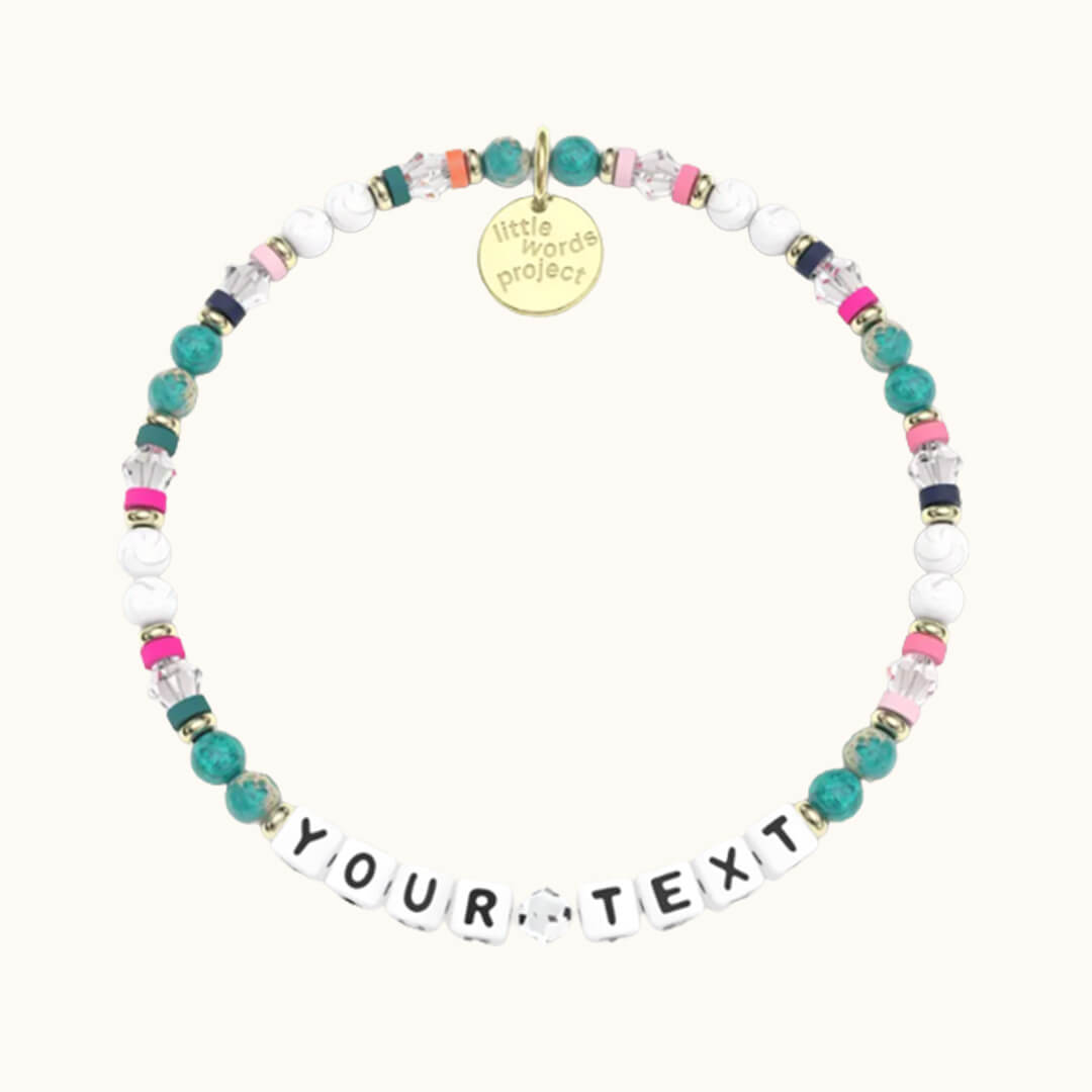 Your little crafter can create his or her own letter bracelets